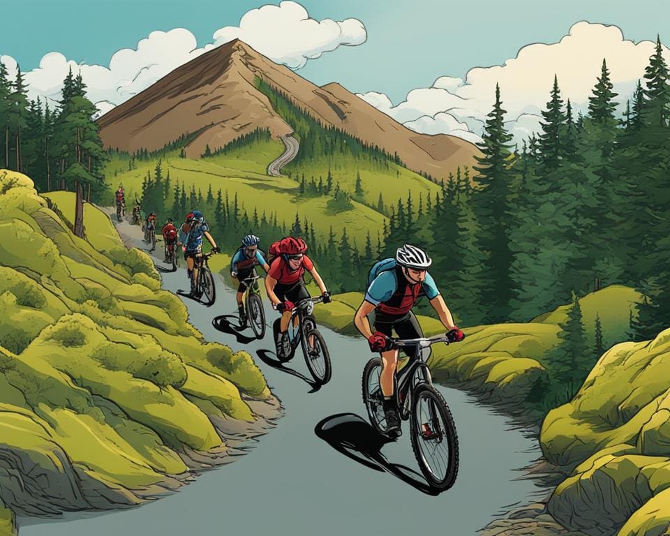 Tips voor groepsritten op de mountainbike