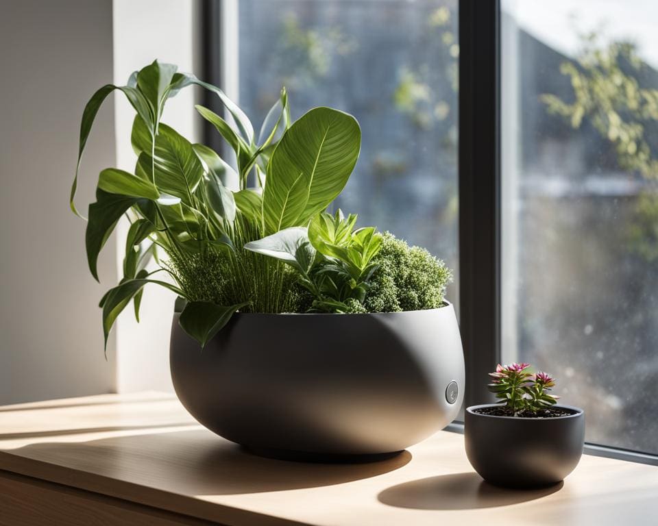 Slimme Plantenpot - Geeft automatisch water aan je planten.