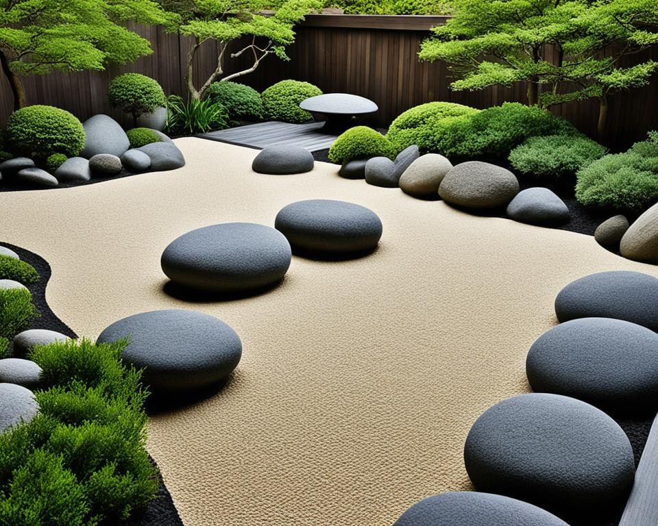 Zen-tuin ontwerp