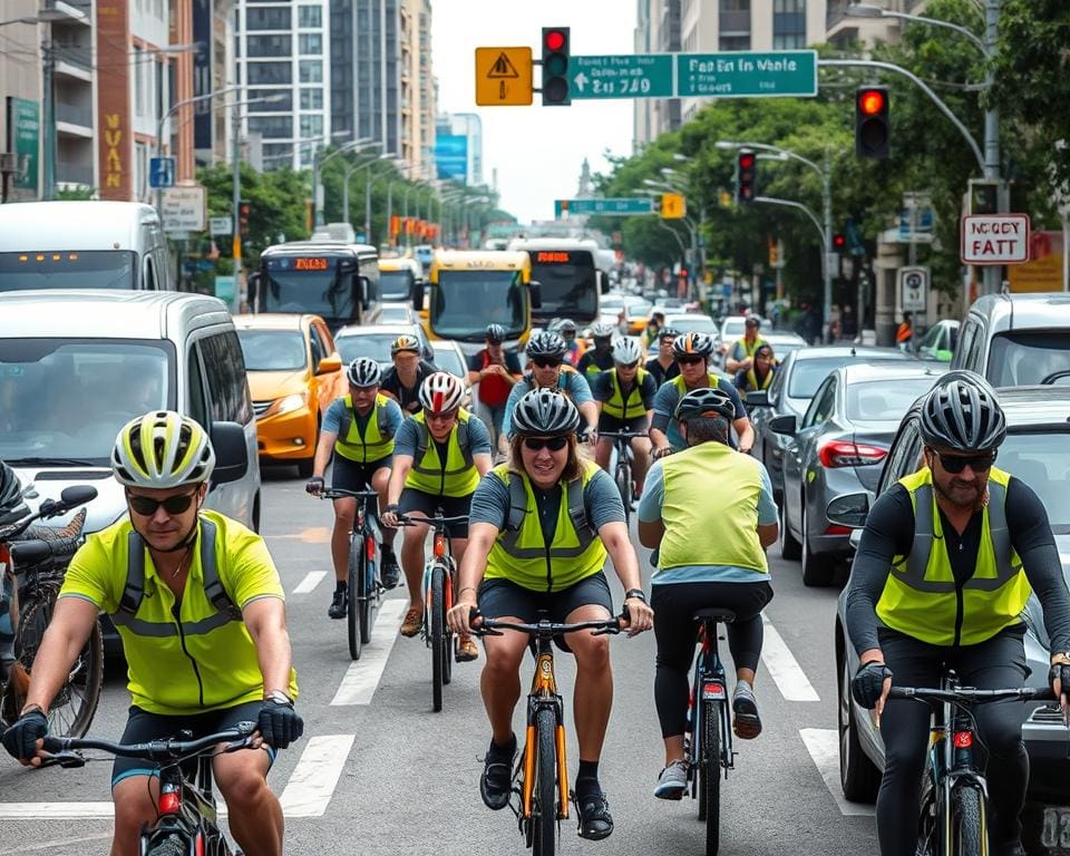 Fietsveiligheid: Hoe je veilig kunt fietsen in druk verkeer