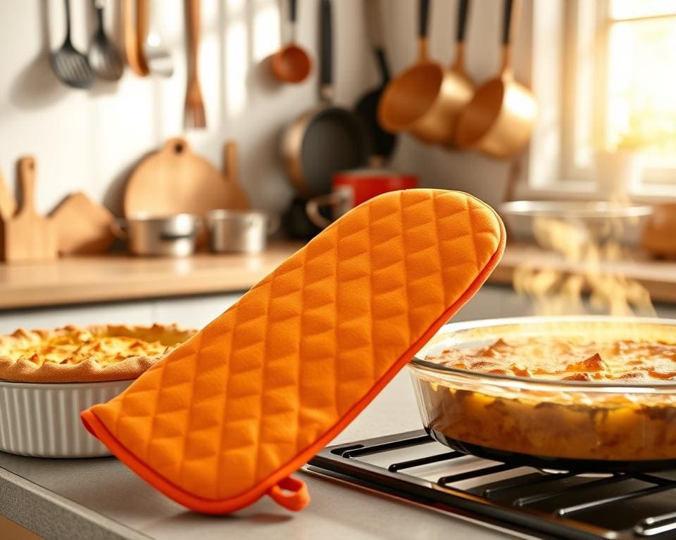 Veiligheid in de keuken met hittebestendige ovenhandschoenen