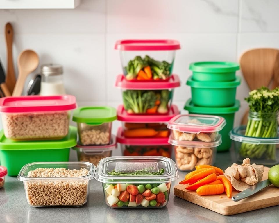 herbruikbare voedselcontainers voor meal prepping