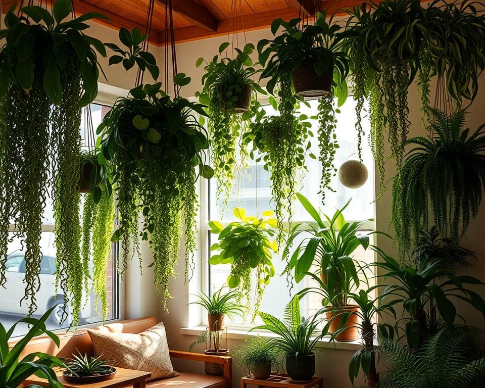 Hangplanten die een natuurlijke touch brengen in je interieur