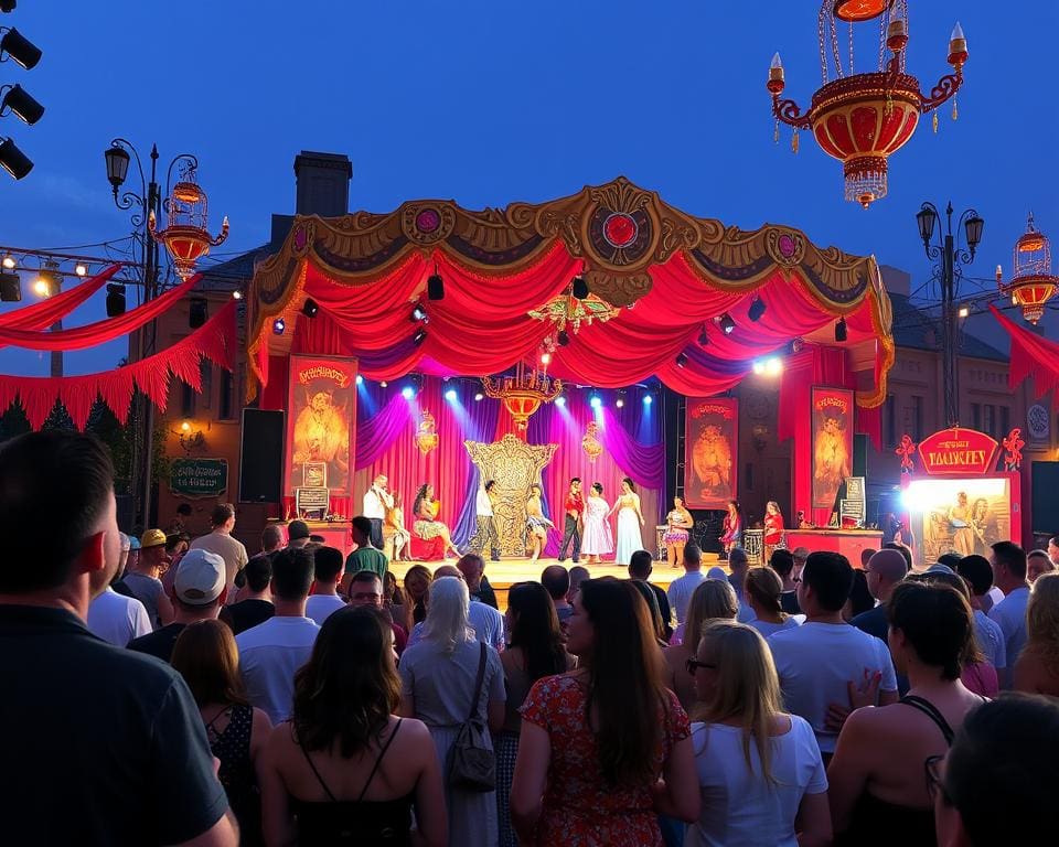 Theaterfestival met een mix van cabaret en hedendaagse toneelstukken