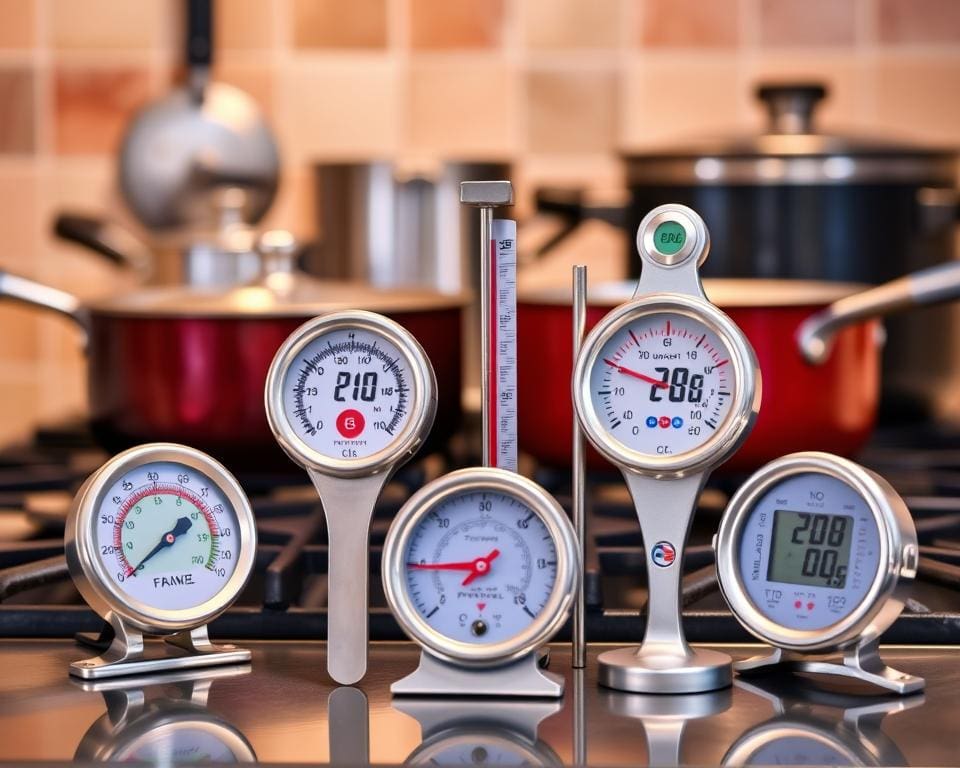 Thermometers die de perfecte kooktemperatuur garanderen