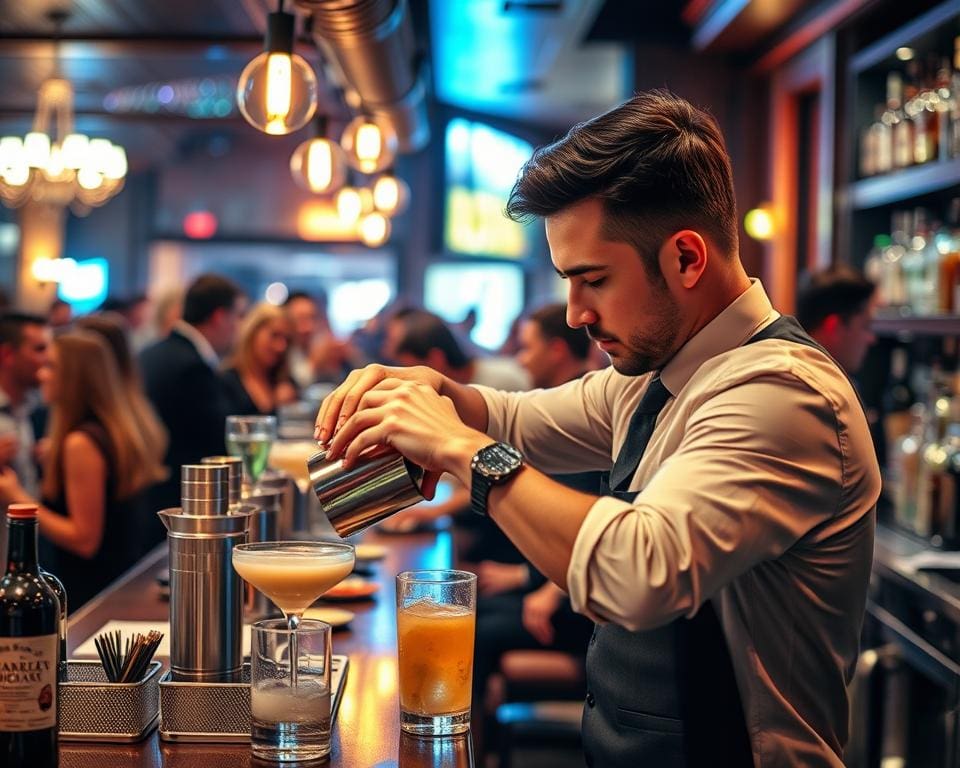Hoe verloopt een werkdag van een bartender?
