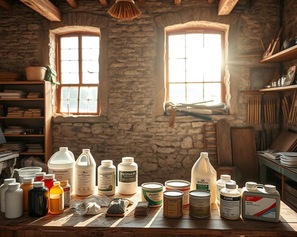 materialen restauratie historische binnenmuren