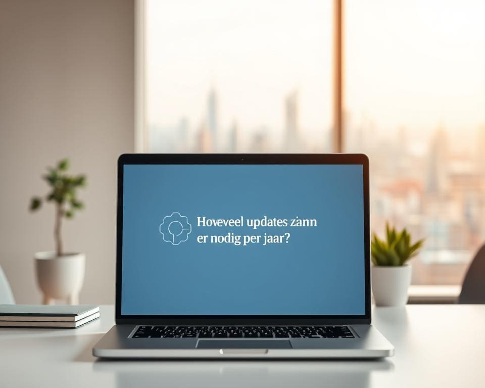 Hoeveel updates zijn er nodig per jaar?