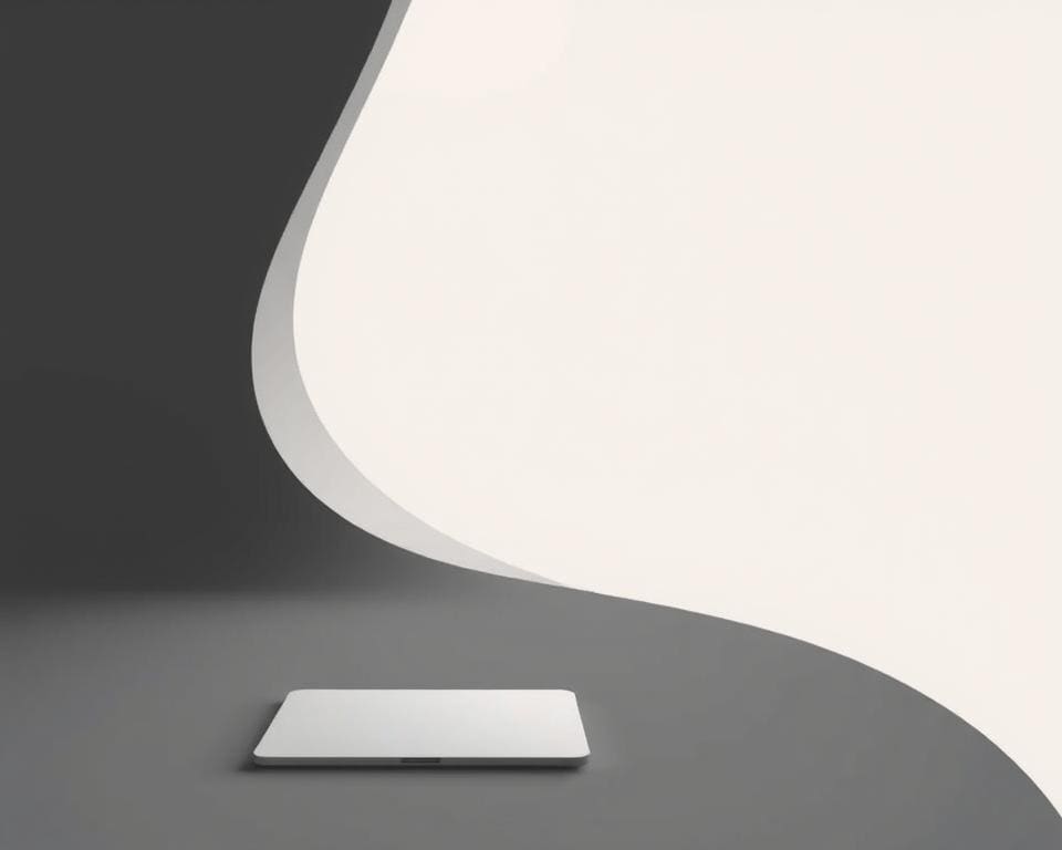 Minimalistisch design in visueel ontwerp