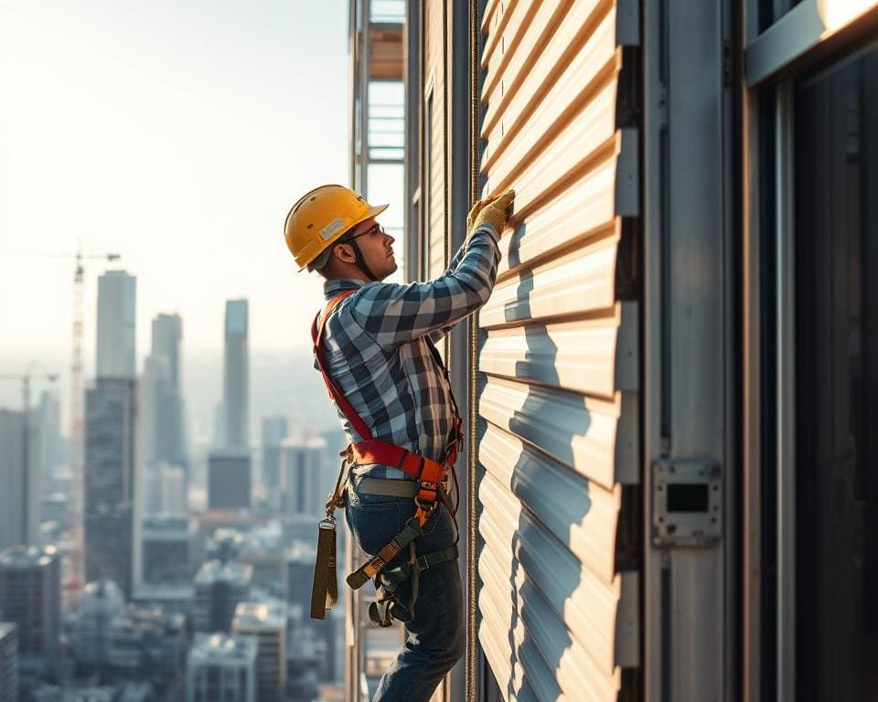 Veilig werken op hoogte bij montage van beplating