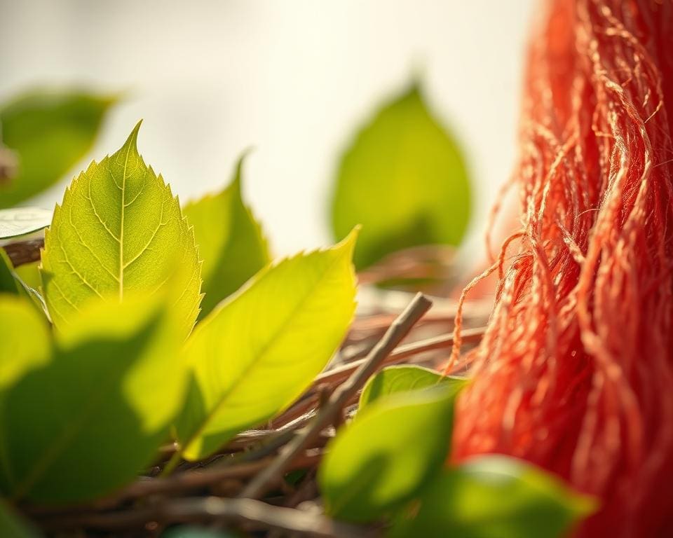 biologische materialen en gerecycled polyester