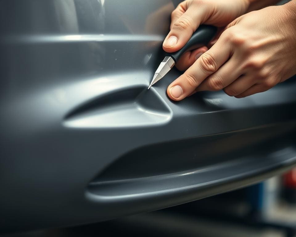 kunststof bumper reparatie