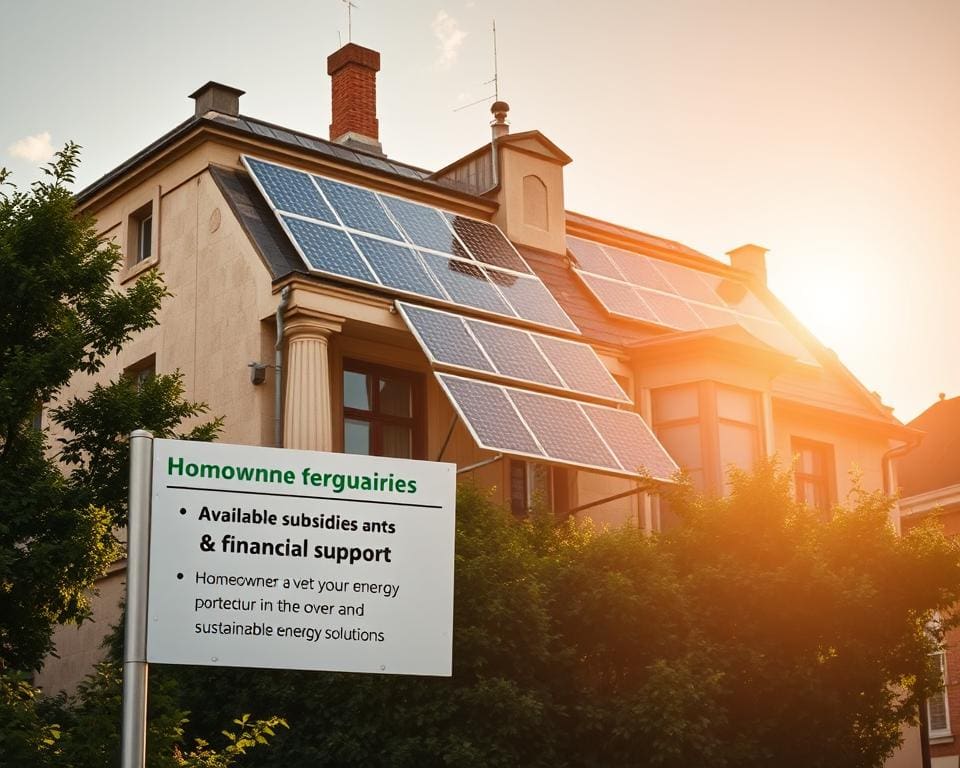 subsidies zonnepanelen erfgoed