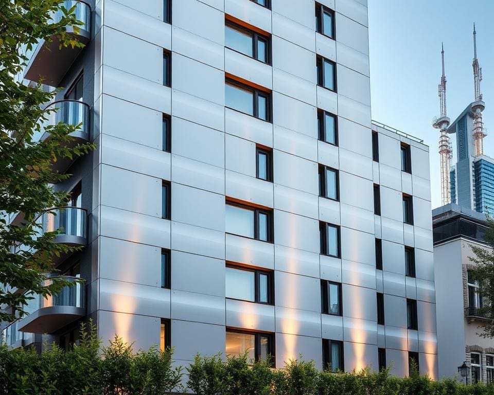 woningen metalen gevelbekleding