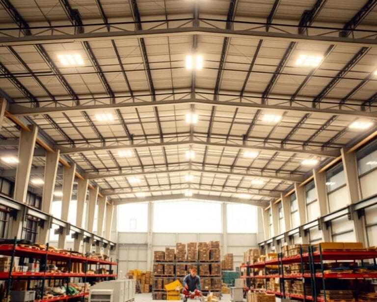 Energiezuinige verlichting voor magazijnen en fabriekshallen