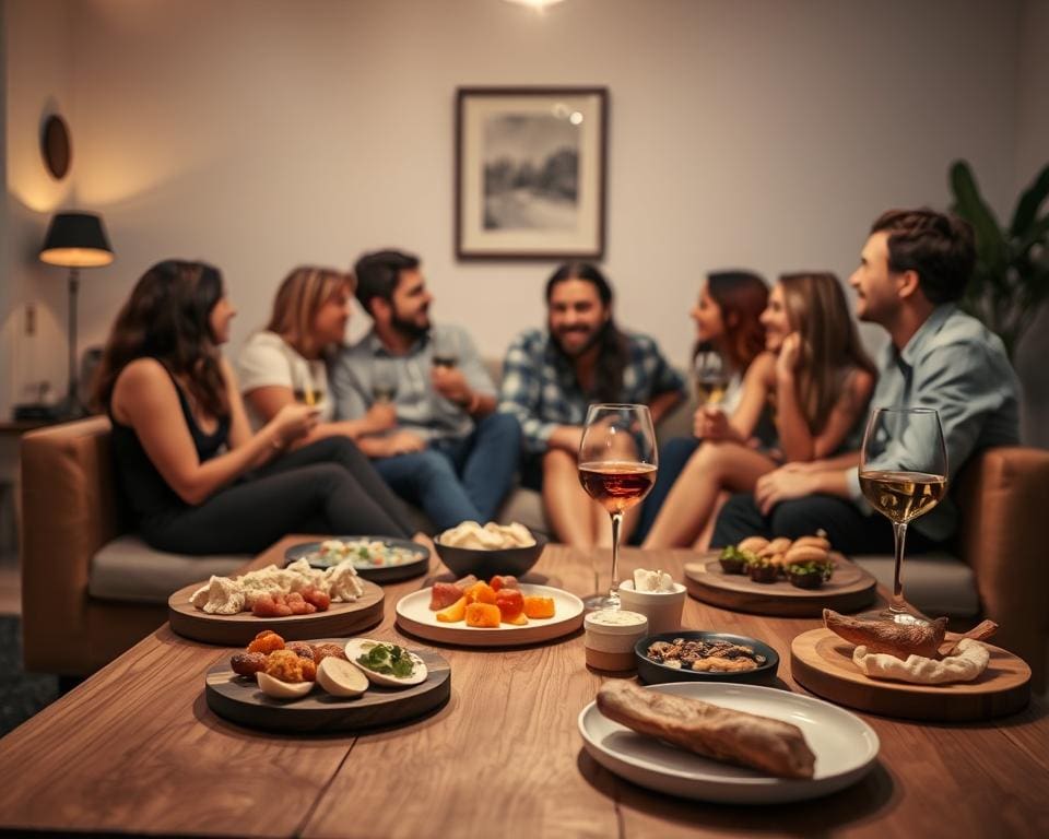 Hoe laat je tapas bezorgen voor een borrel?