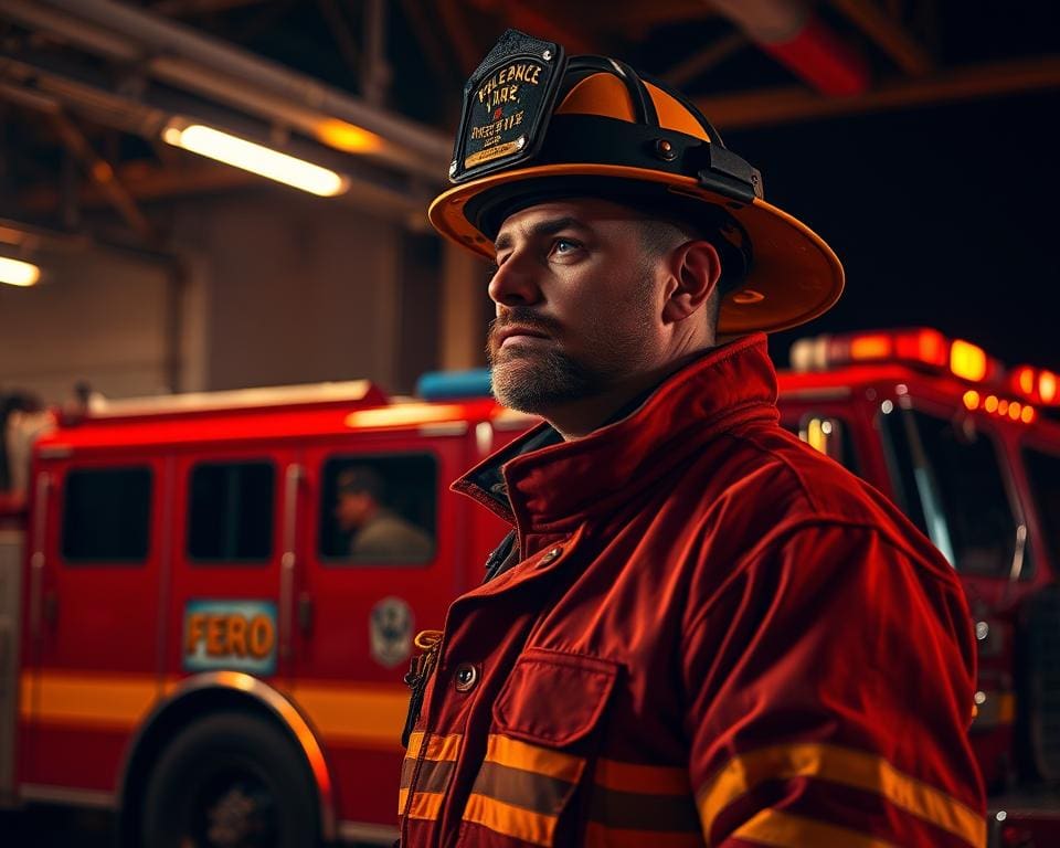 Hoe werkt een brandweerman tijdens een nachtdienst?