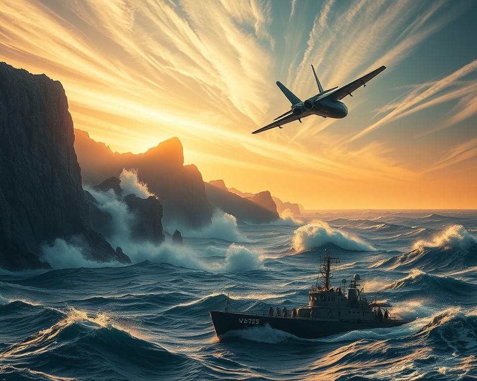 Werken in extreme omstandigheden: beroepen op zee en in de lucht