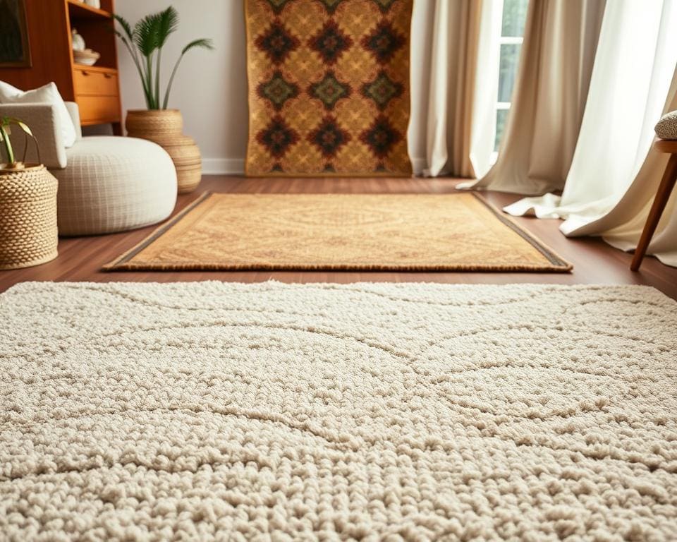 materialen van vloerkleden