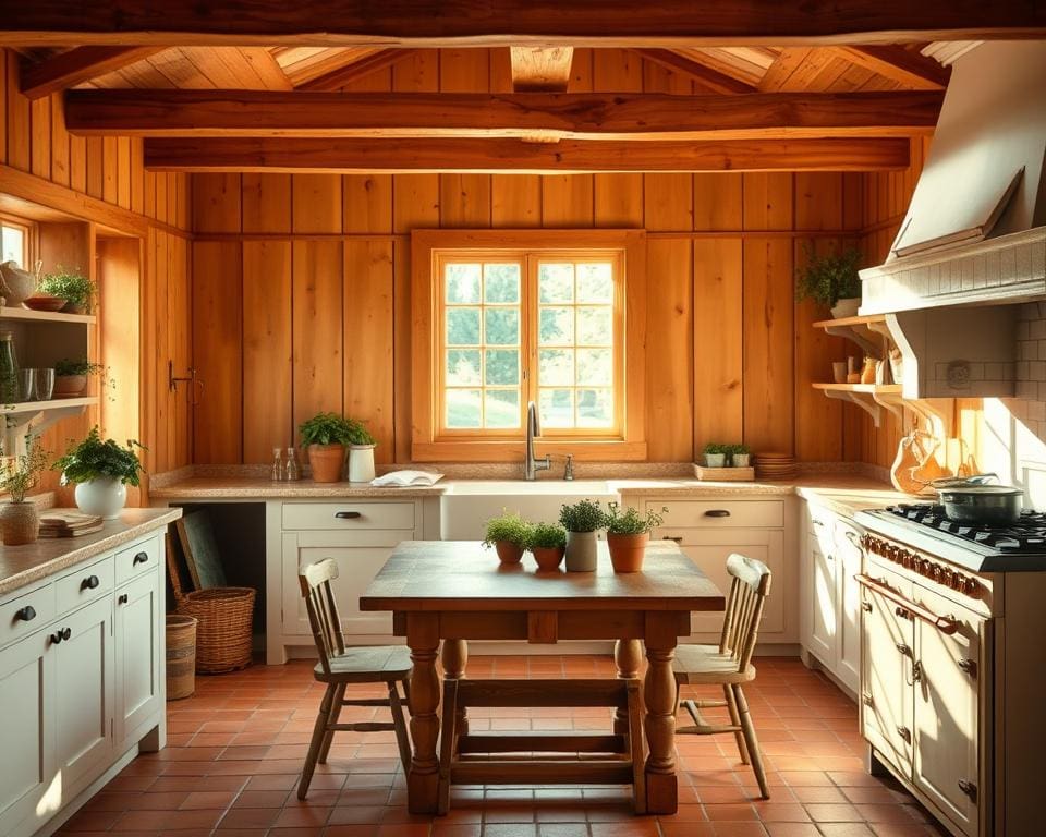 Inspiratie voor het inrichten van een landelijke keuken