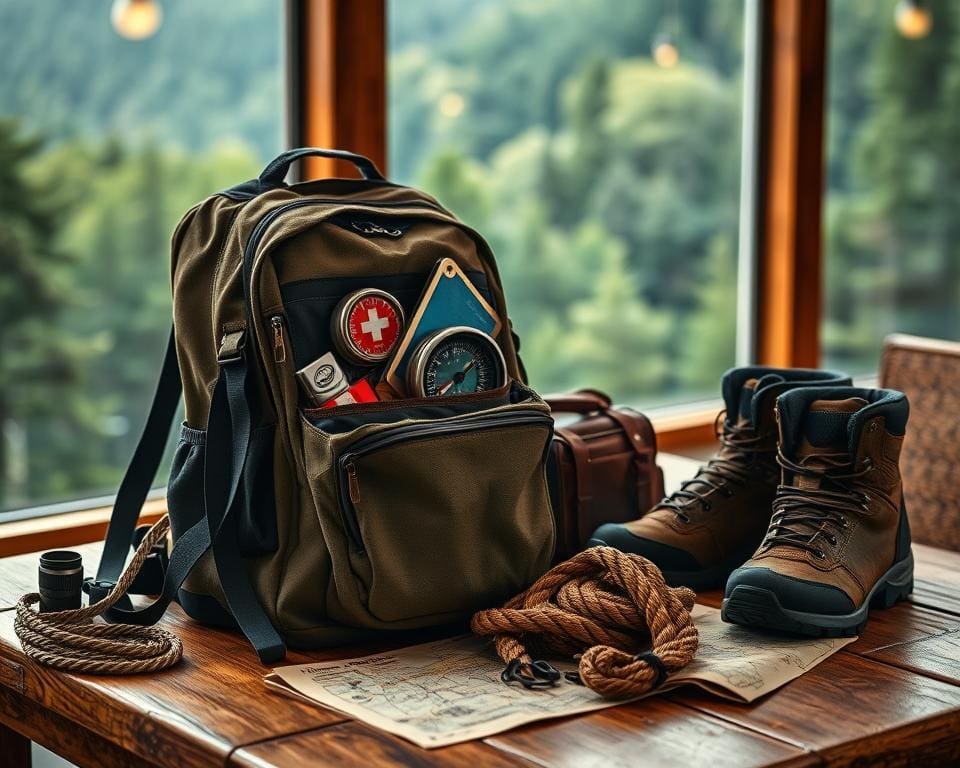 essentiële uitrusting voor avontuurlijke vakantie