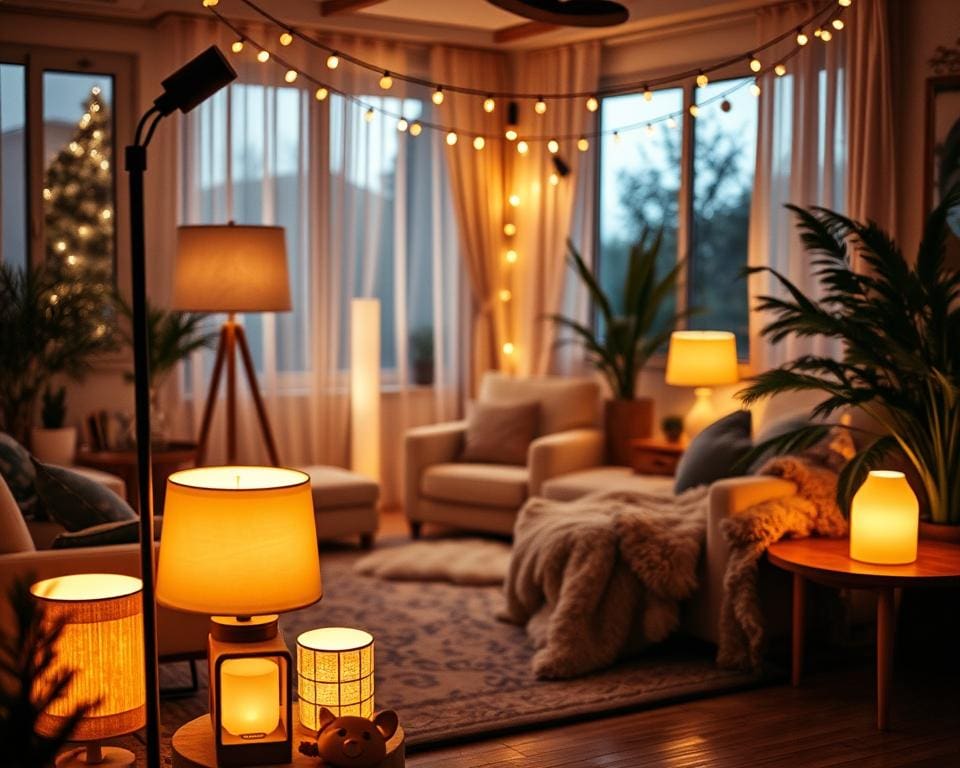 Hoe creëer je een gezellige sfeer met verlichting?