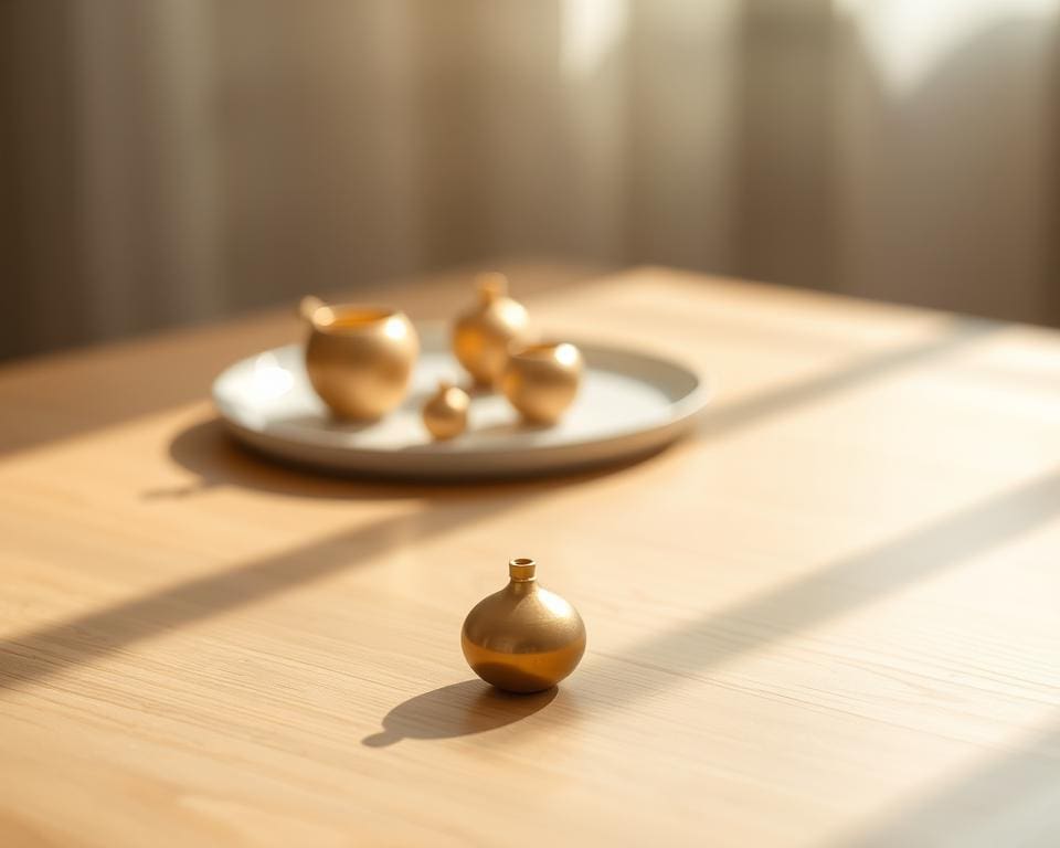 Hoe gebruik je goudaccenten subtiel?