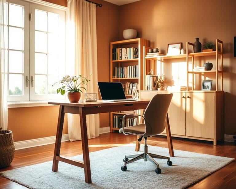 Hoe richt je een thuiskantoor praktisch en gezellig in?