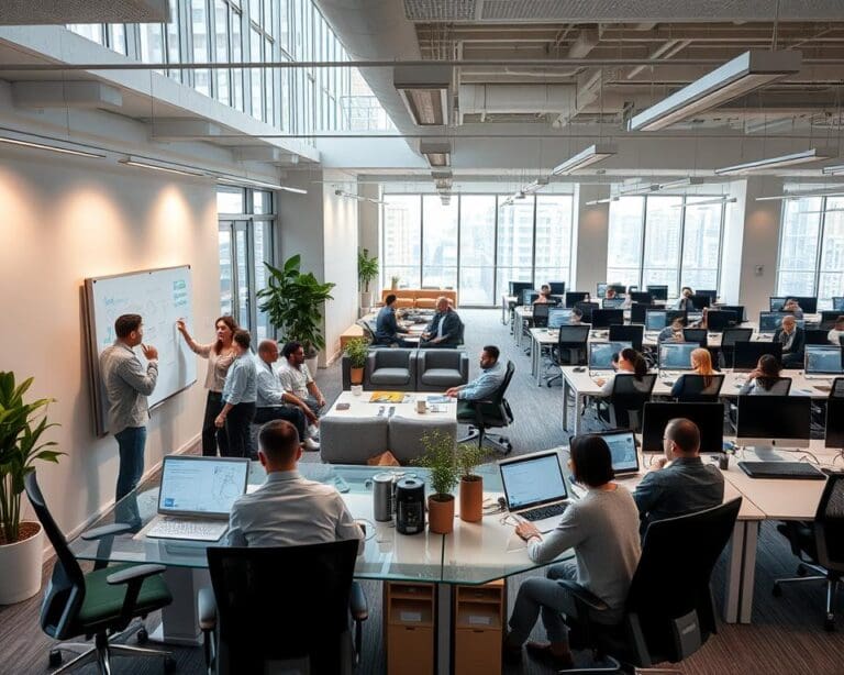 Teamwerk en innovatie in moderne kantooromgevingen