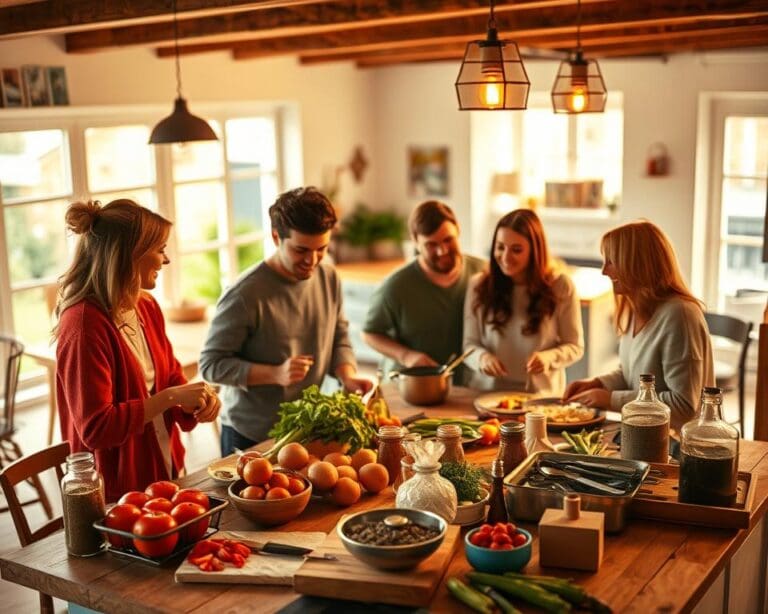 Wat maakt koken met vrienden zo gezellig?