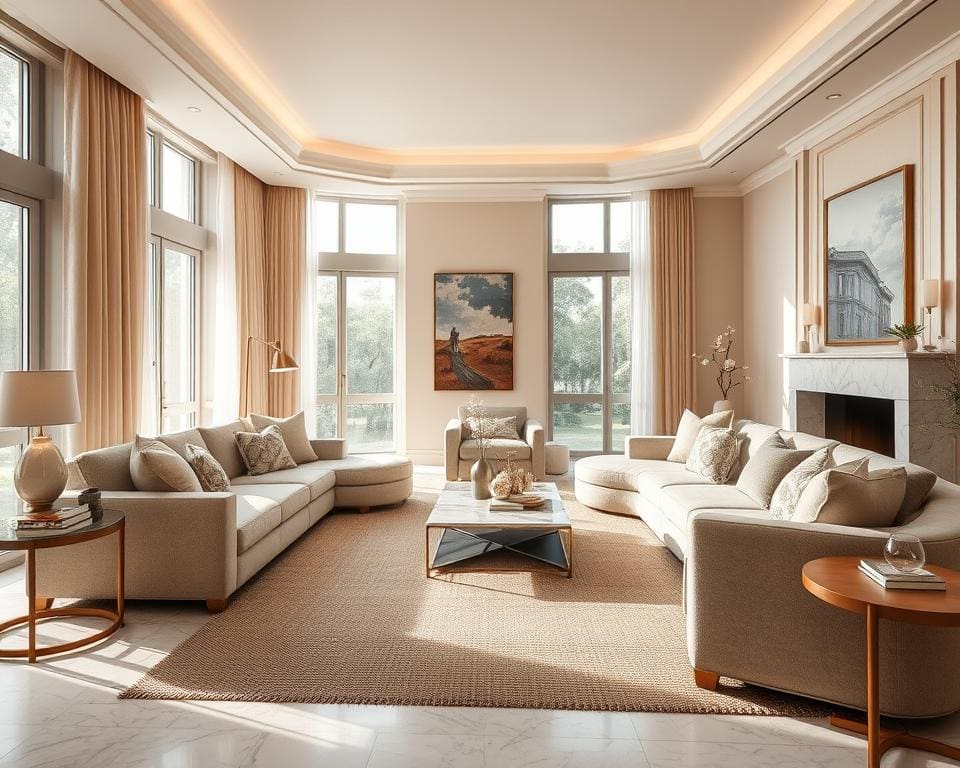 Welke kleuren werken kalmerend bij luxe interieurs?