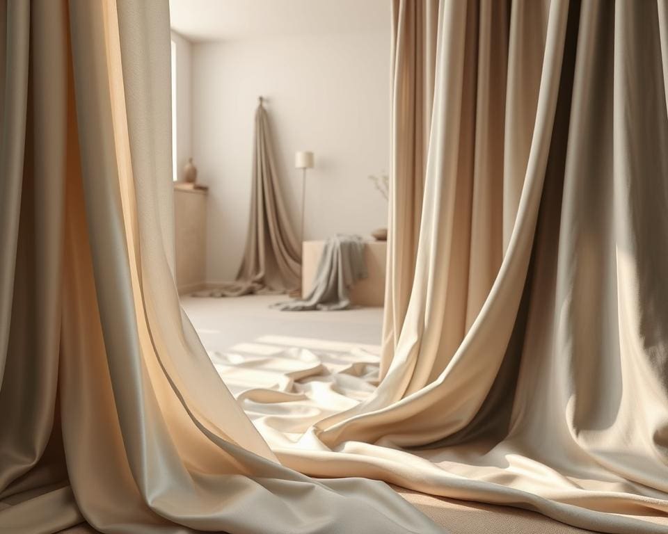 Welke stoffen creëren een serene luxe?