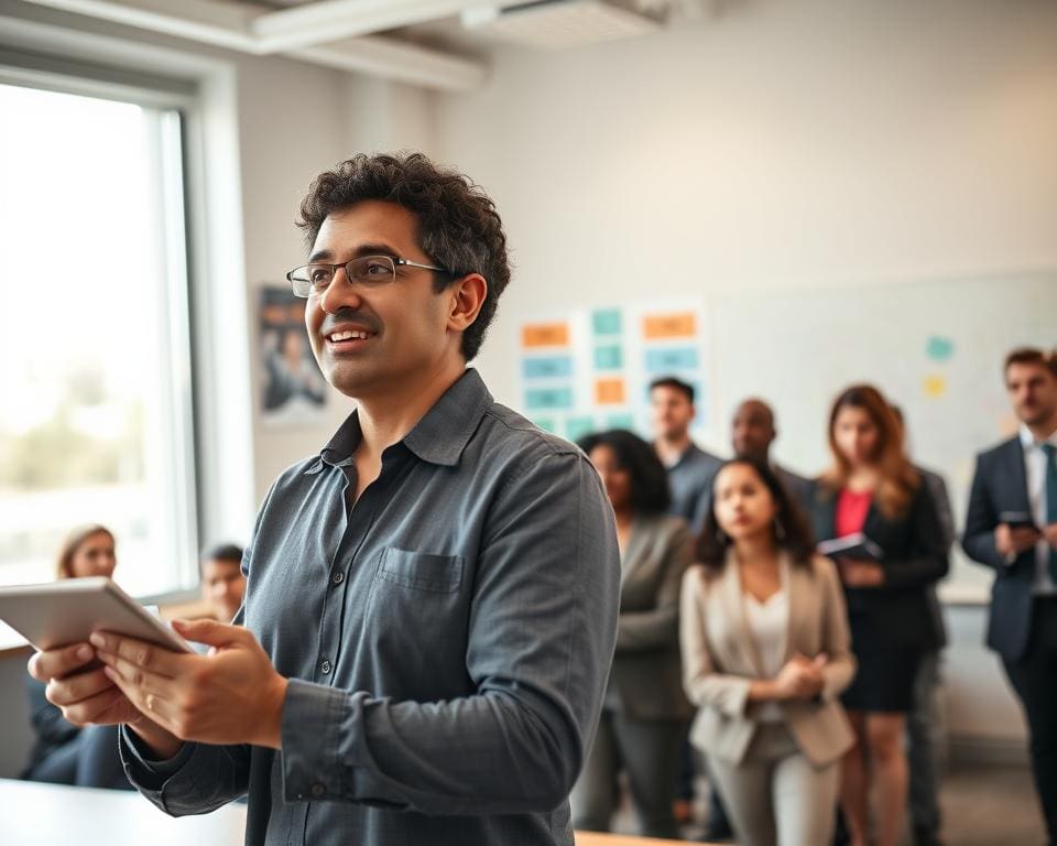 Hoe helpt een trainer bij kennisontwikkeling?