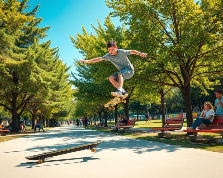 Hoe leuk is een dagje skateboarden in het park?