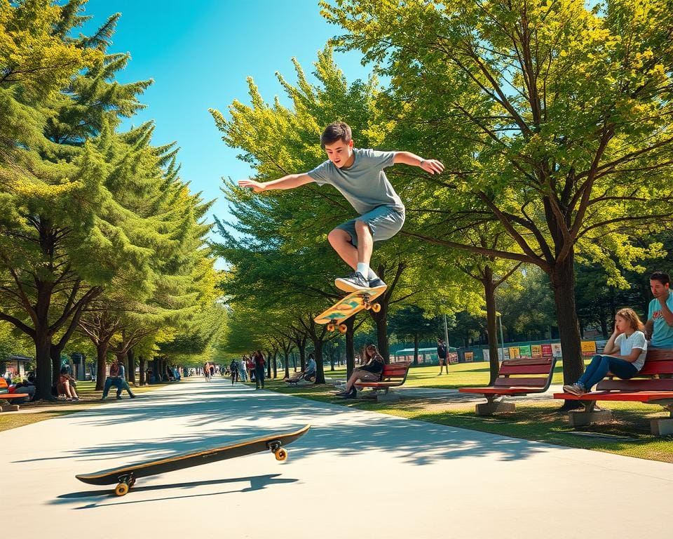 Hoe leuk is een dagje skateboarden in het park?