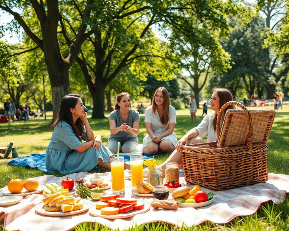 Waarom is een picknick in het park zo gezellig?