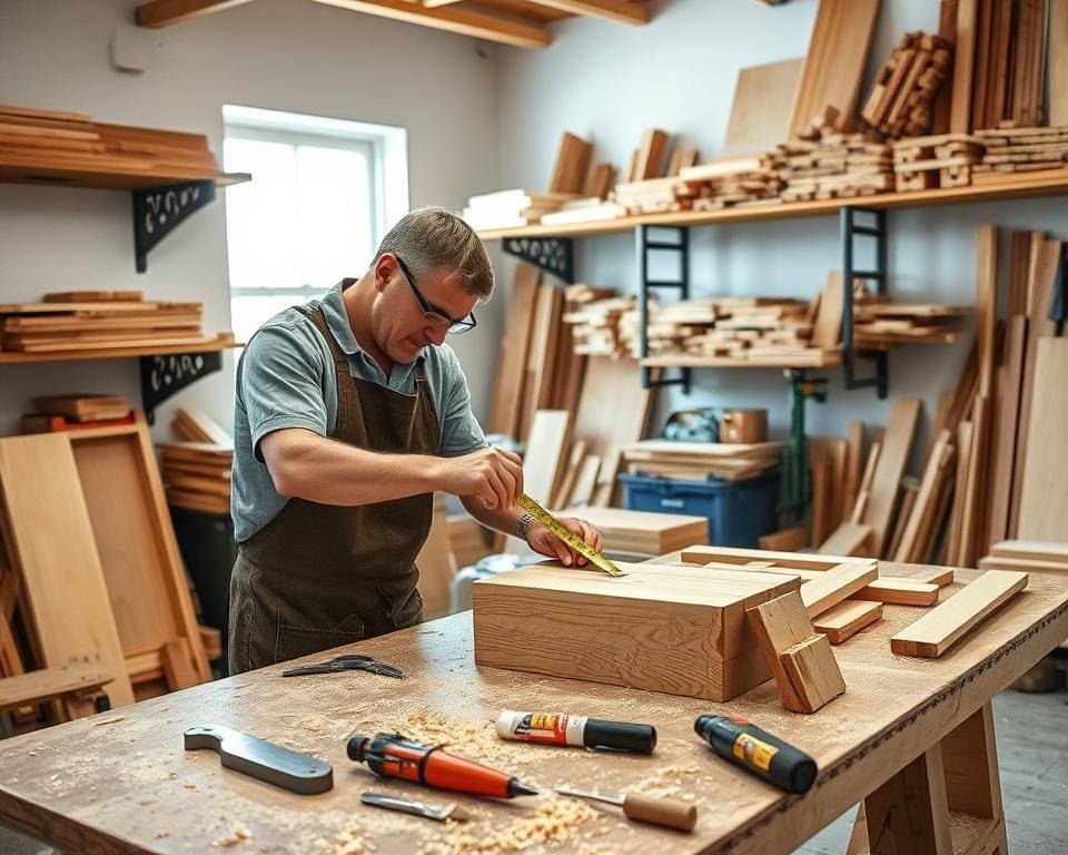 Wat doet een timmerman bij maatwerk projecten?