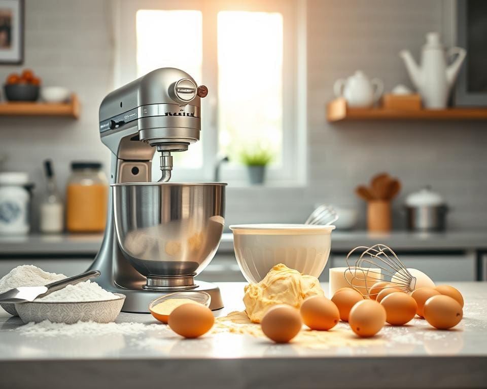 Welke mixer is geschikt voor taarten bakken?