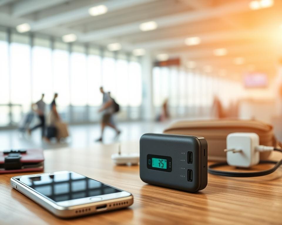 Welke powerbank is geschikt voor reizen?
