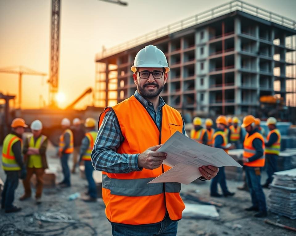 Wat doet een projectleider op een bouwplaats?