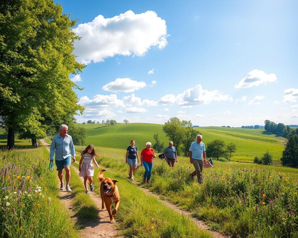 Wat maakt wandelen in Voorthuizen ideaal voor jong en oud?