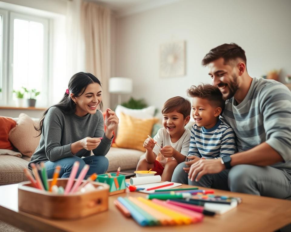Wat zijn leuke activiteiten voor families thuis?