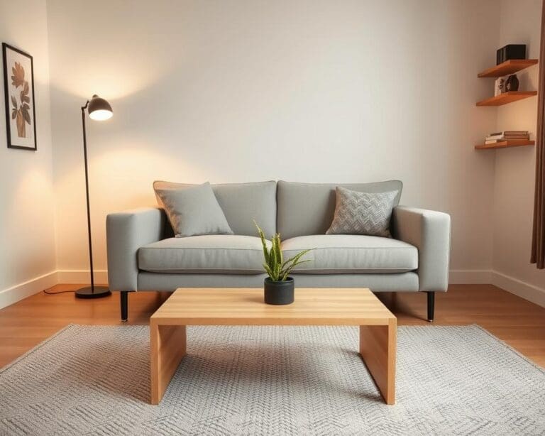 Welke bank past bij een kleine woonkamer?