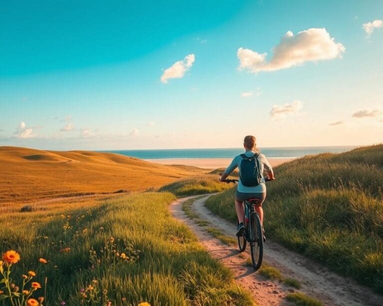 fietsen op Texel