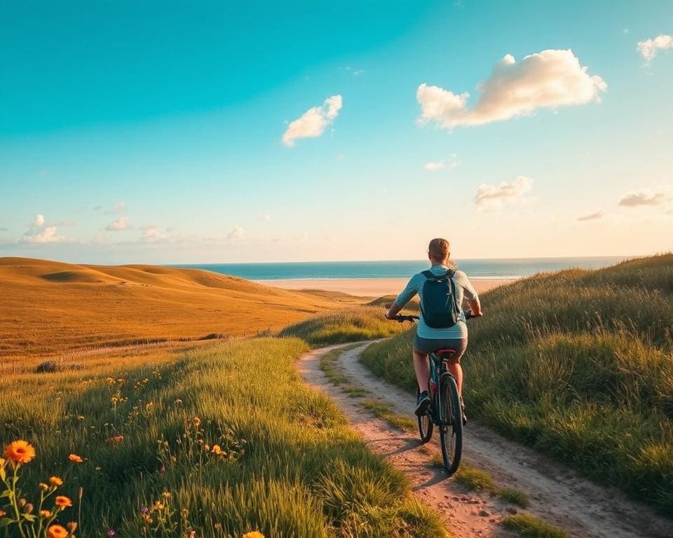 fietsen op Texel