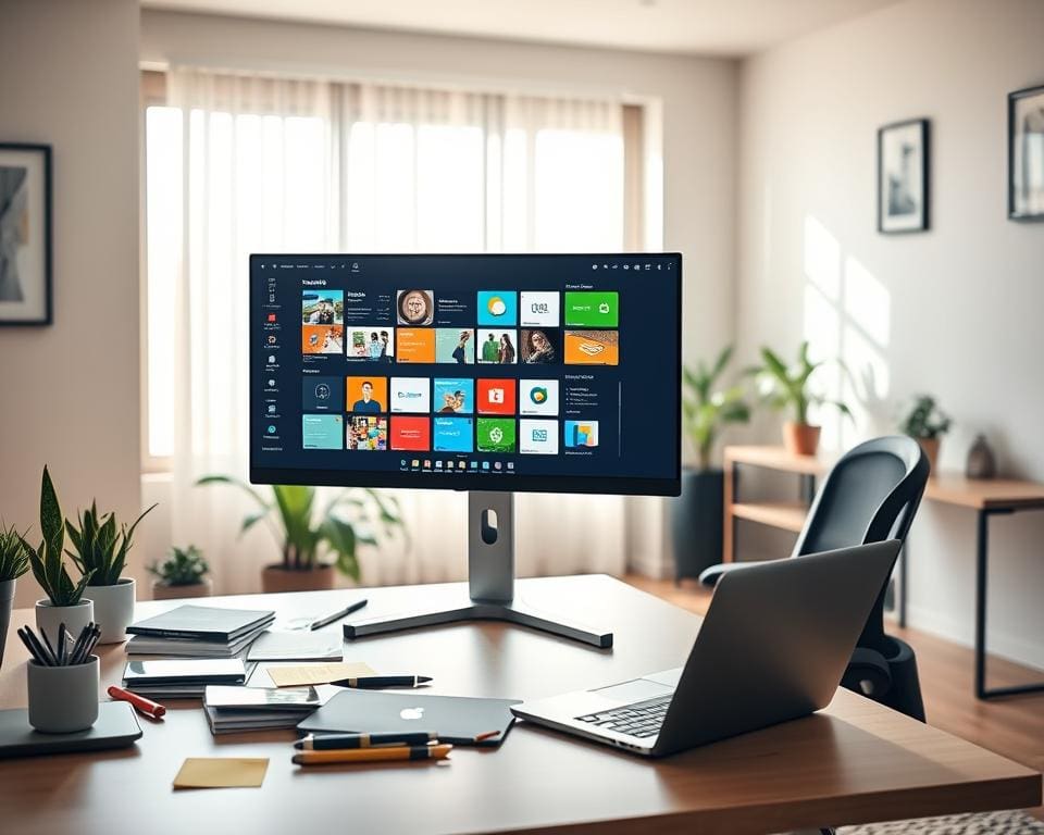monitor thuiswerken