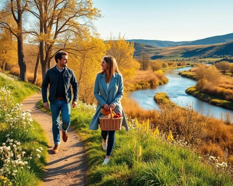 wandelen en eten