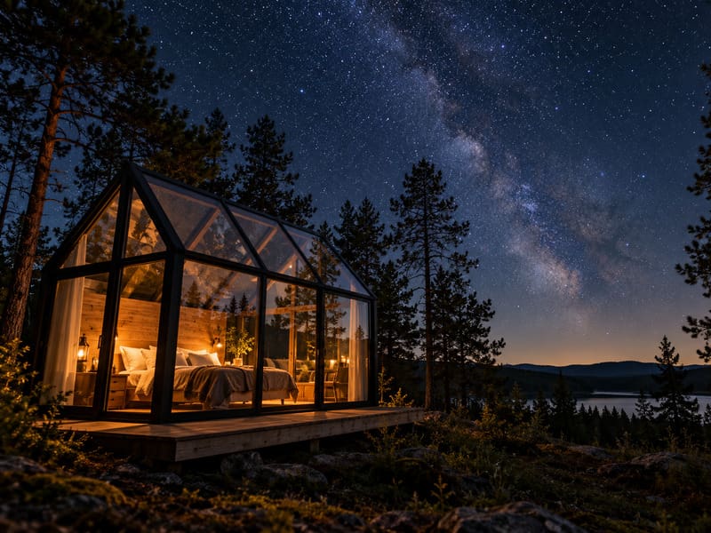 een-nacht-sterren-kijken-vanuit-een-glazen-cabin