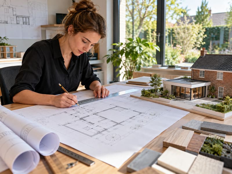 wat-doet-een-bouwkundig-tekenaar-bij-een-aanbouw