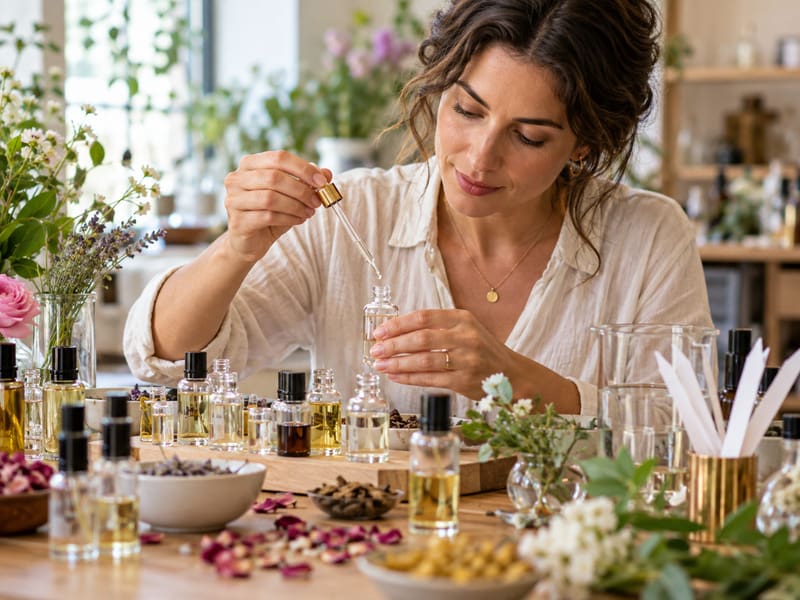 zelf-parfum-maken-tijdens-een-geurworkshop